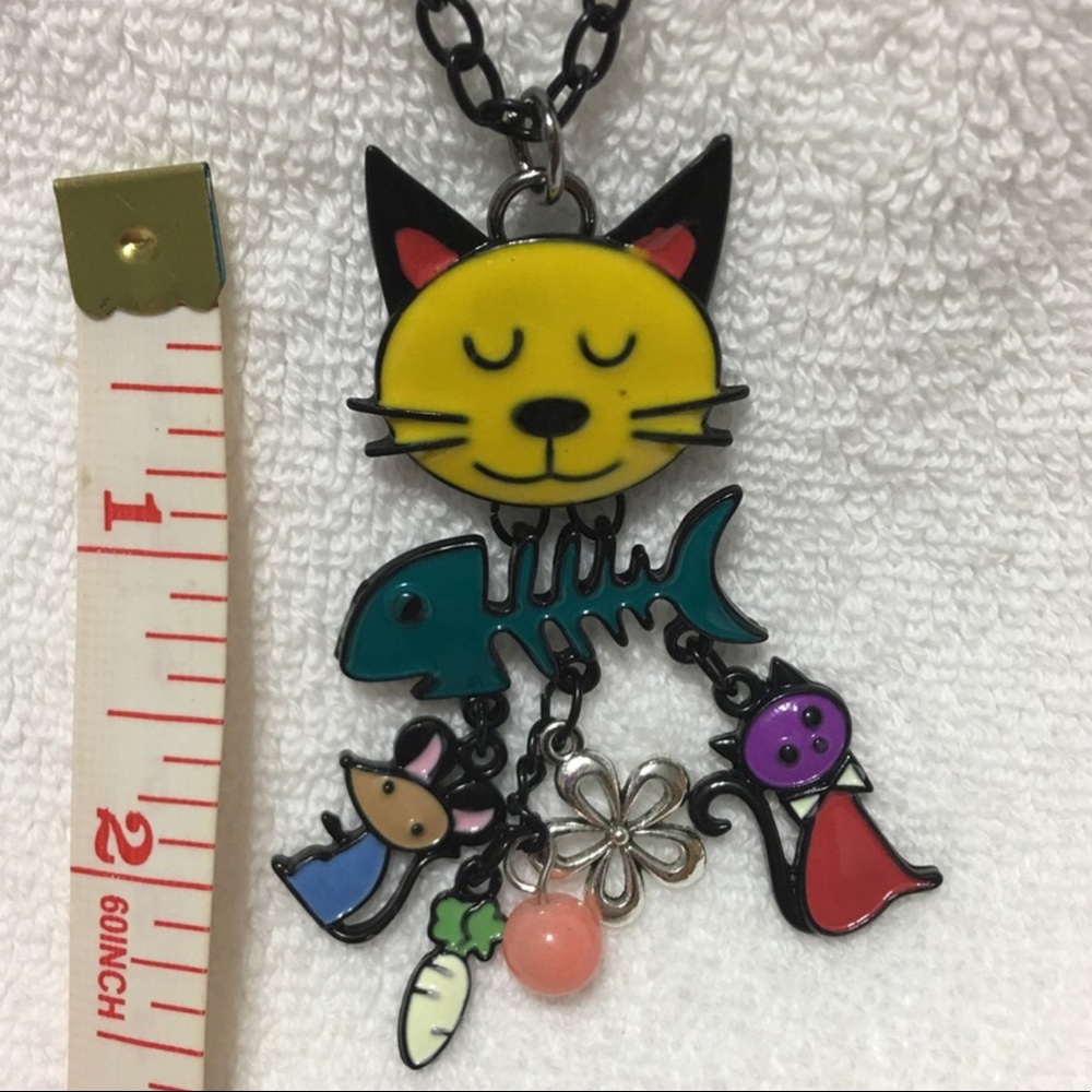 New cat charm necklace - Picture 3 of 4